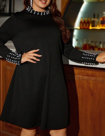 Rochie mini Shein Curve+, negru