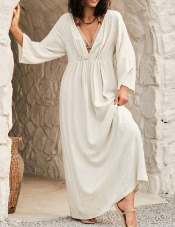 Rochie maxi Shein, bej
