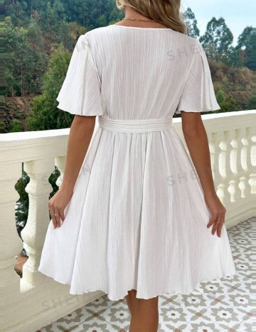 Rochie mini Shein, alb
