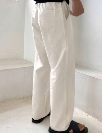 Pantaloni DAZY by Shein, crem