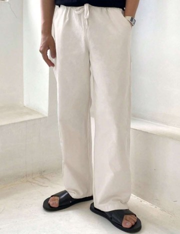 Pantaloni DAZY by Shein, crem