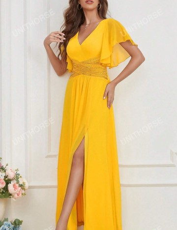 Rochie maxi Shein, galben