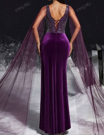 Rochie de ocazie Shein, mov
