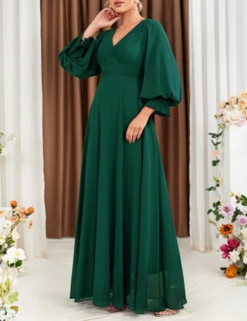 Rochie maxi Shein, verde
