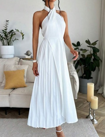 Rochie maxi Shein, alb