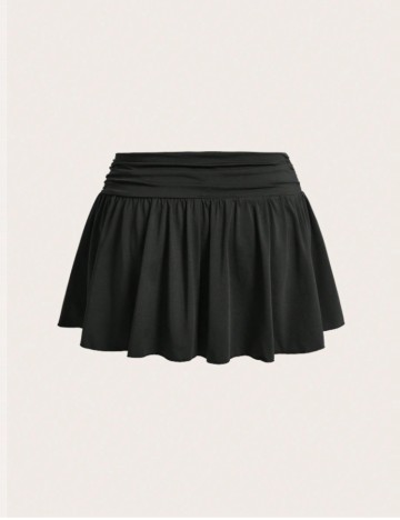 Fustă Pantalon Shein Curve+, negru