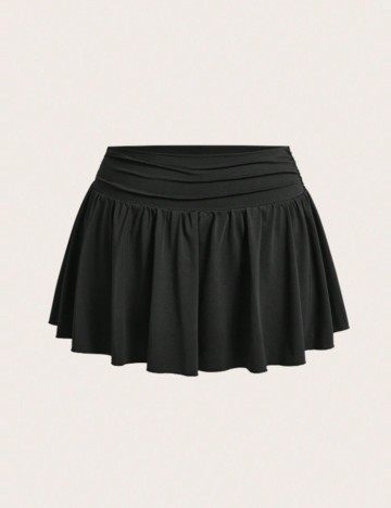 Fustă Pantalon Shein Curve+, negru