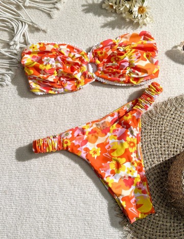 Costum de baie Shein, mix culori