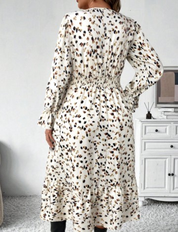 Rochie maxi Shein Curve+, mix culori