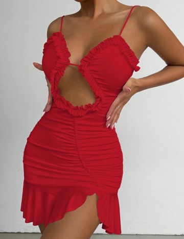 Rochie mini Shein, roșu
