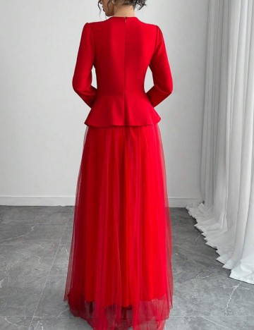 Rochie maxi Shein, roșu