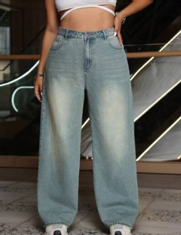Jeans Shein, albastru