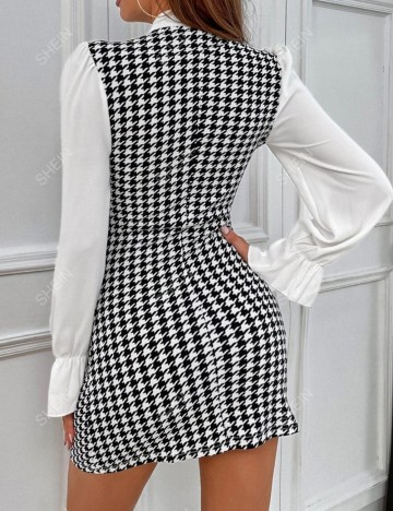 Rochie mini Shein Curve+, mix culori