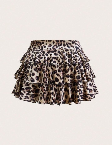 Fustă Pantalon Shein Curve+, mix culori