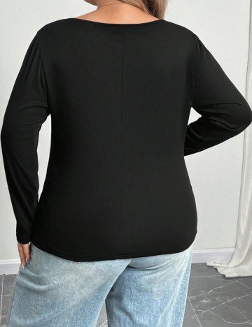 Bluză Shein Curve+, negru