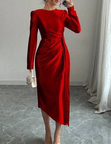 Rochie midi Shein, roșu