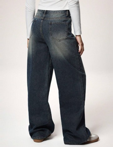 Jeans Shein, albastru