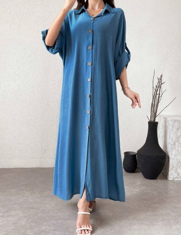 Rochie midi Shein, albastru