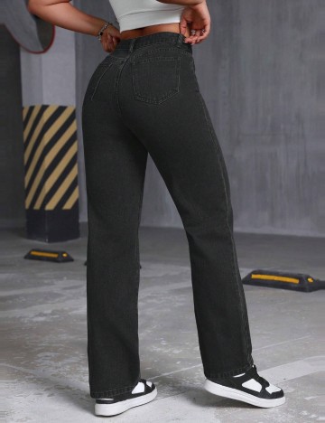 Jeans Shein, negru