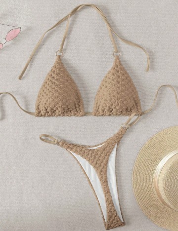 Costum de baie Shein, maro