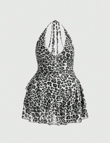 Rochie mini Romwe by Shein, mix culori
