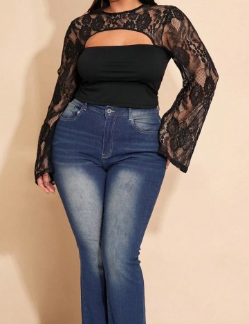 Bluză Shein Curve+, negru