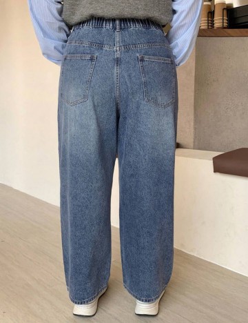 Jeans Shein Curve+, albastru