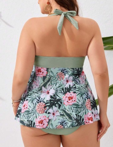 Costum de baie Shein Curve+, mix culori