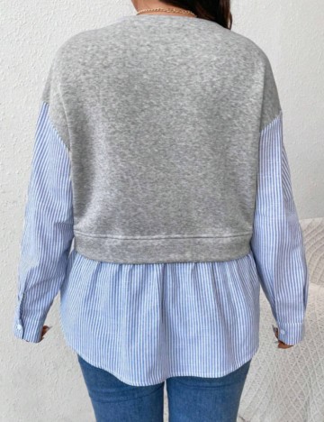 Bluză Shein Curve+, mix culori