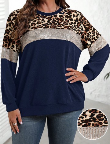 Bluză Shein Curve+, mix culori