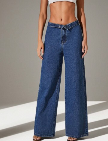 Jeans Shein, albastru