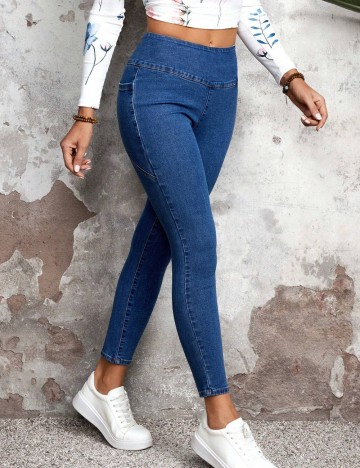 Jeans Shein, albastru
