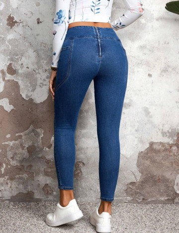 Jeans Shein, albastru