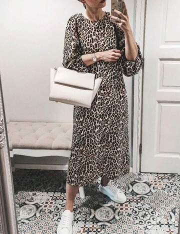 Rochie maxi Shein, mix culori