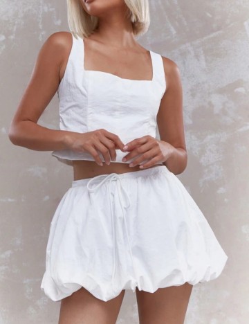 Compleu Missguided by Shein, alb