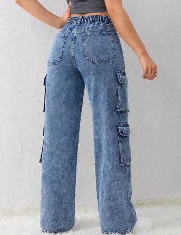 Jeans Shein, albastru