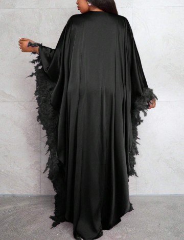 Rochie maxi Shein Curve+, negru