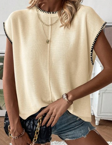 Tricou Shein, bej