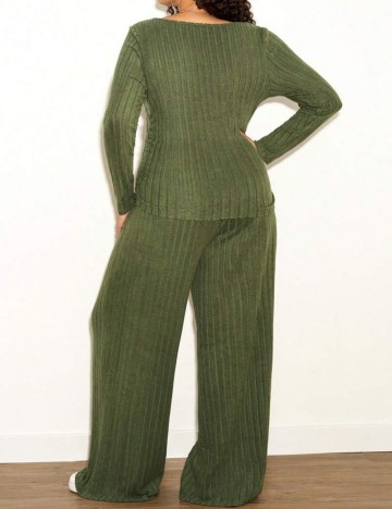 Compleu Shein Curve+, kaki