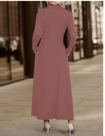Rochie maxi Shein, cărămiziu