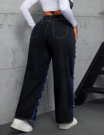 Jeans Shein Curve+, albastru