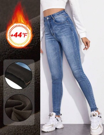 Jeans Shein, albastru