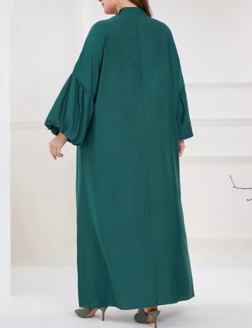 Rochie maxi Shein Curve+, verde