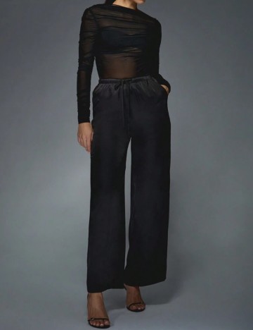 Pantaloni Missguided by Shein, negru