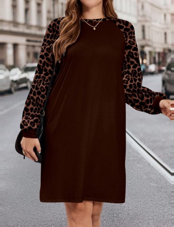 Rochie mini Shein Curve+, maro