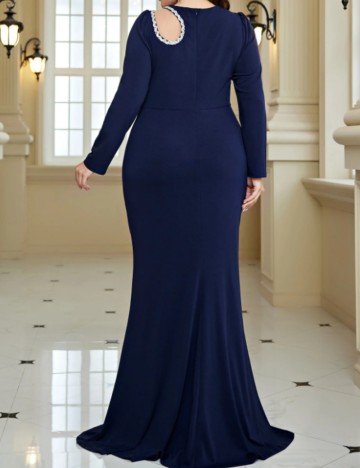 Rochie maxi Shein Curve+, albastru