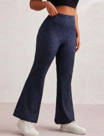Pantaloni Shein Curve+, albastru