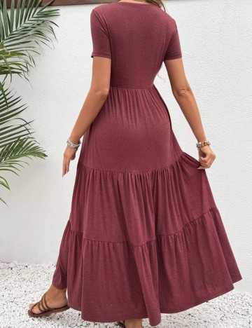 Rochie maxi Shein, vișiniu
