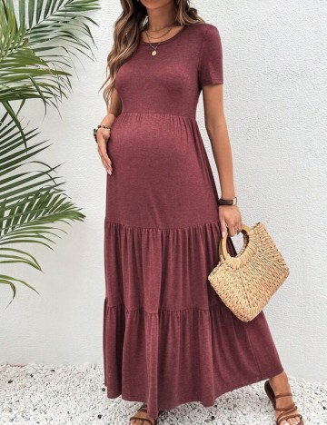 Rochie maxi Shein, vișiniu