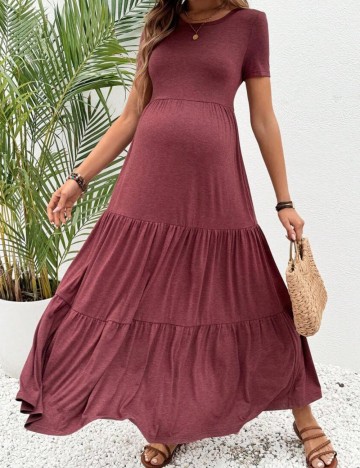 Rochie maxi Shein, vișiniu